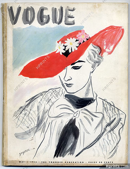 Vogue USA 1934 May 1st Ruth Grafstrom, Herz-Belperron, 124 pages