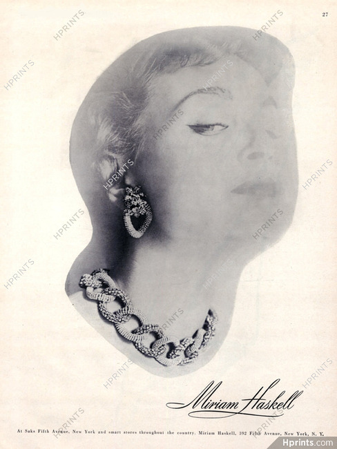 Miriam Haskell 1954