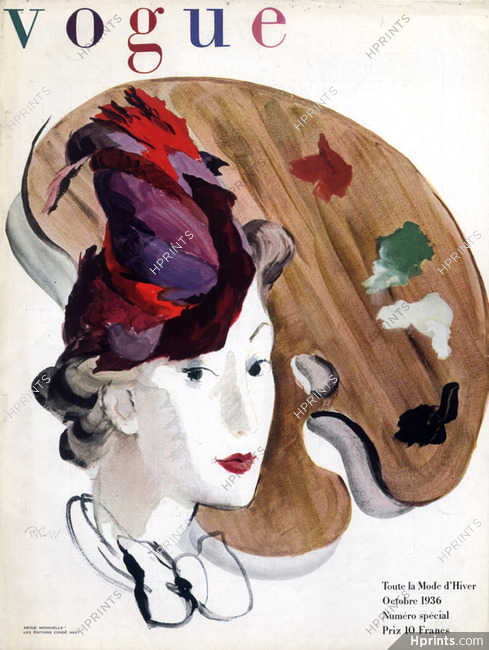 René Bouët-Willaumez 1936 Vogue Cover