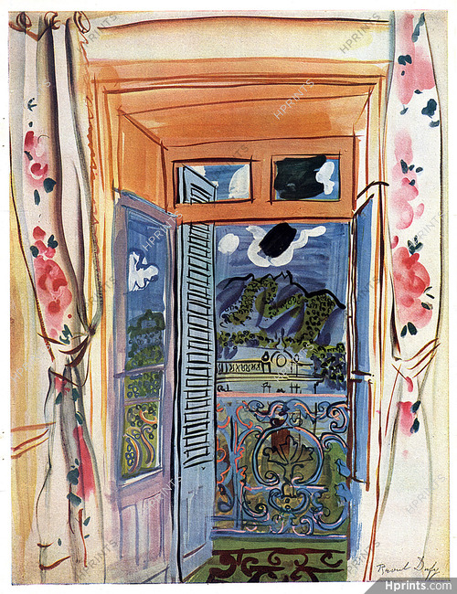 Raoul Dufy 1948 "La Fenêtre du Peintre"