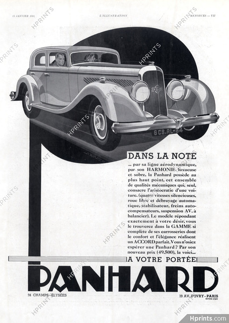 Panhard & Levassor (Cars) 1934 Alexis Kow