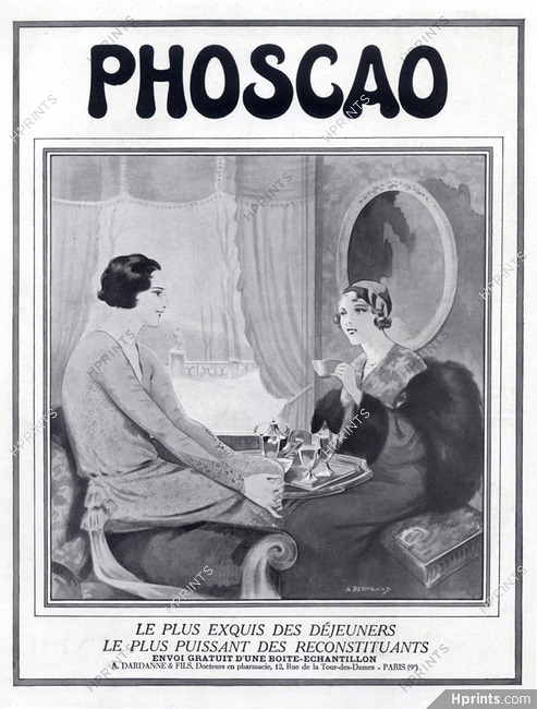 Phoscao (Drinks) 1931 Elegantes Albert Bertrand