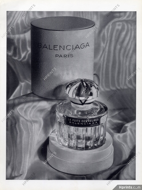 Balenciaga (Perfumes) 1953 La Fuite des Heures