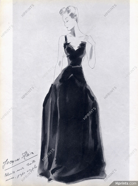Jacques Heim 1938 Evening Gown, André Delfau