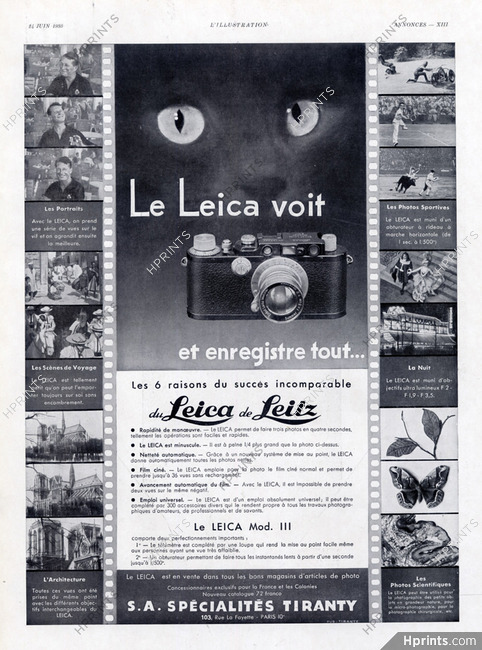 Leica 1933 Mod. III, Leitz, Cat
