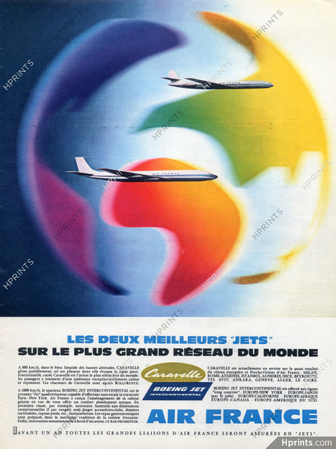 Air France 1959 Boeing Jet Caravelle