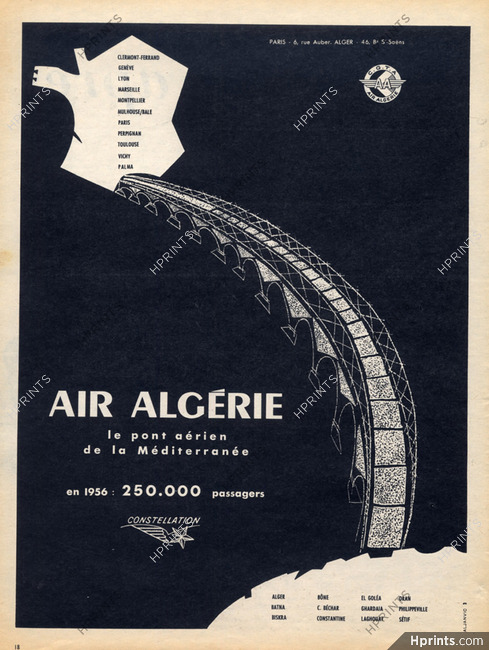 Air Algerie (Airlines) 1956 Le Pont Aérien