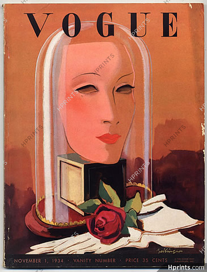 Vogue USA 1934 November 1st Vanity Number, Zeilinger, Cartier Jewels, 124 pages