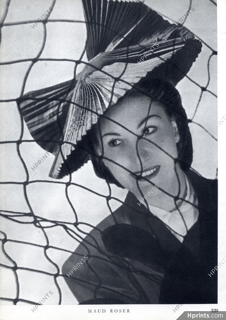 Maud Roser (Millinery) 1946 Hat