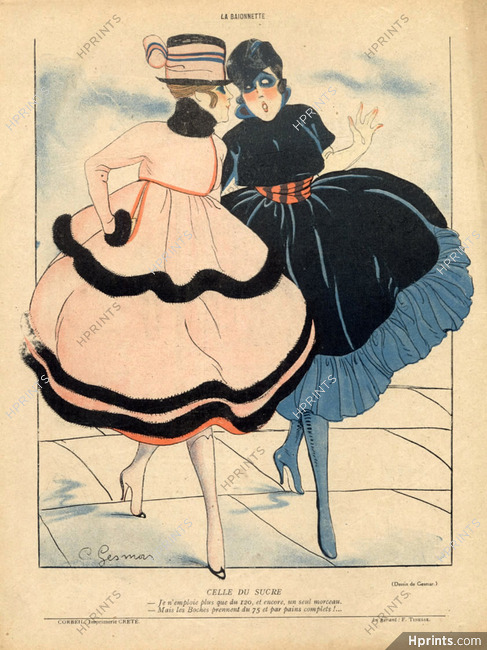 Charles Gesmar 1916 Elegantes Fashion Dresses