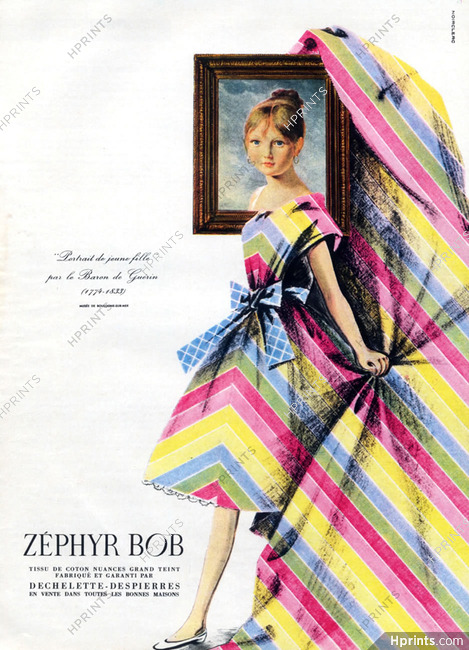 Dechelette Despierres (Fabric) 1962 Zephyr Bob