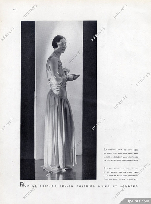 Louiseboulanger 1930 Evening Gown