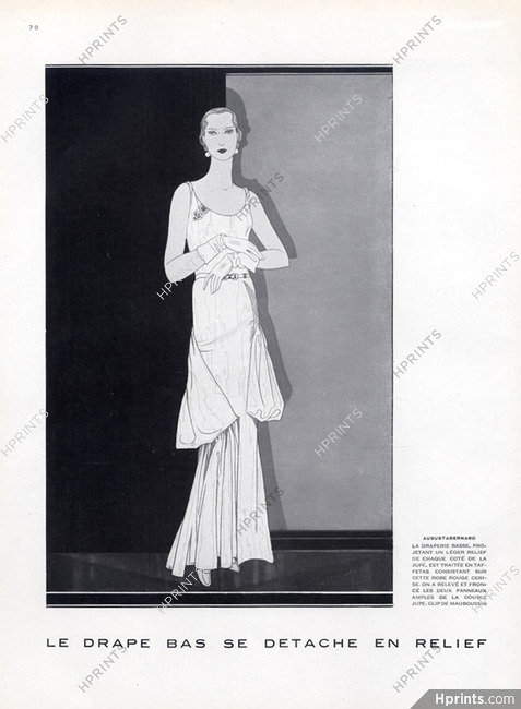 Augustabernard 1930 Evening Gown Douglas Pollard