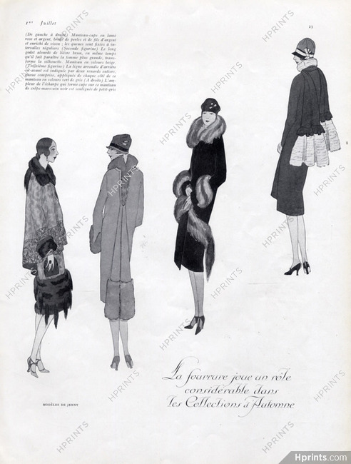 Jenny (Couture) 1926 Fashion for Winter