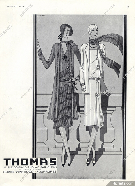 Thomas (Couture) 1929 Summer Dresses