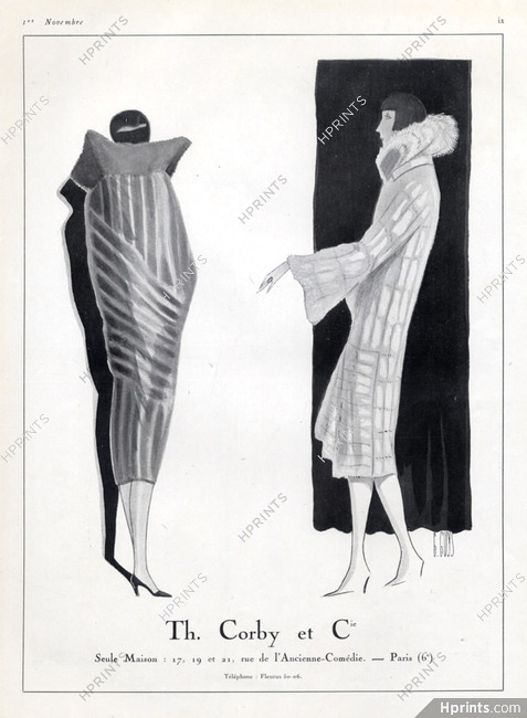 Th. Corby & Cie (Fur Clothing) 1925 Guys