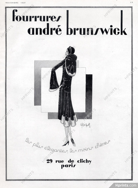 André Brunswick (Fur clothing) 1929 Fur Coat
