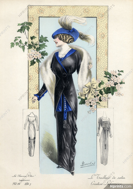 Laferrière 1913 Suit & Dresses, Fur, A. Louchel