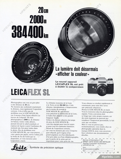 Leica Leitz 1968 Leicaflex SL