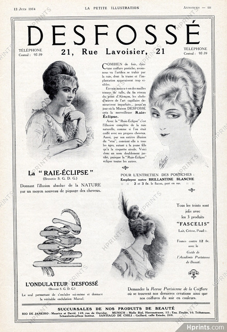 Desfossé (Hairstyle) 1914
