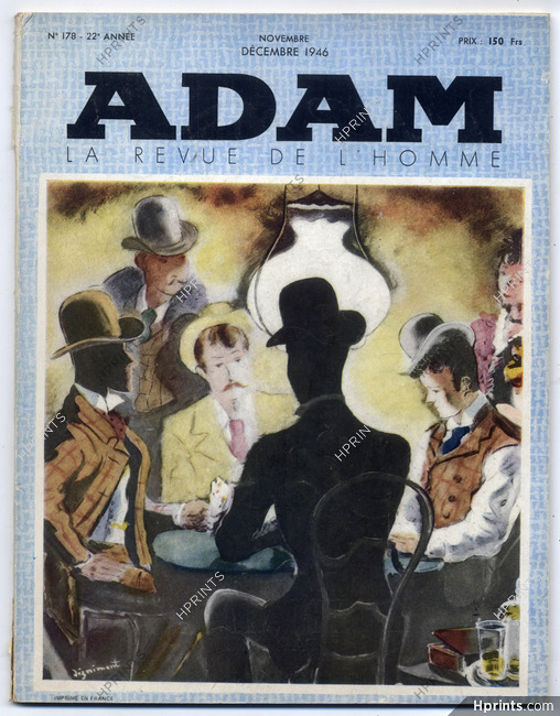 Adam 1946 N°178 Dignimont, Boutet de Monvel, Préjelan, Cocteau, Dignimont, 96 pages