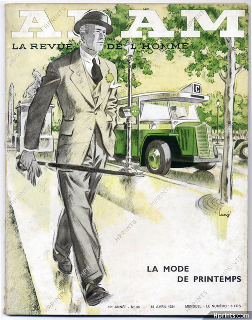 Adam La Revue de l'Homme 1934 N°96 Max H. Lang
