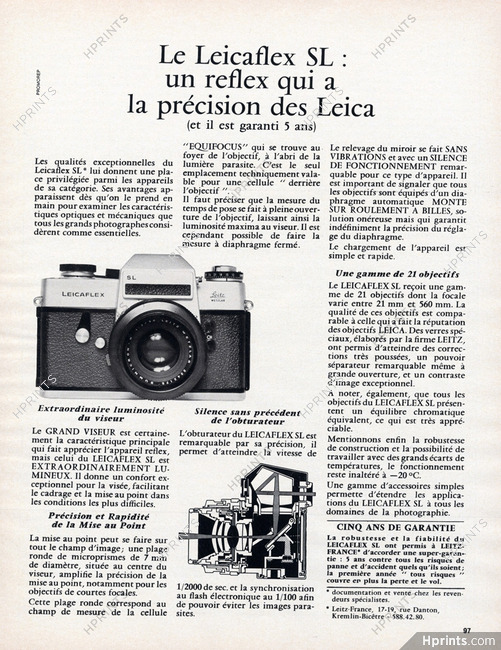 Leica Leitz 1971 Leicaflex SL