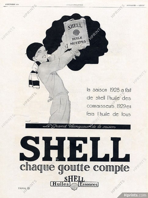 Shell (Oil) 1929 René Vincent