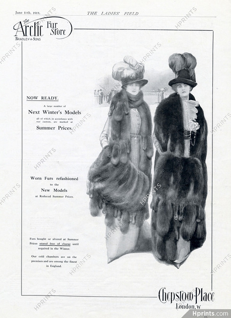 The Arctic Fur Store (Bradley & Sons) 1911 Muffs in Fur
