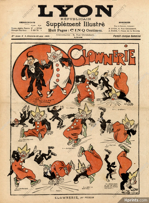 René Prejelan 1906 Cloownerie, Comic Strip