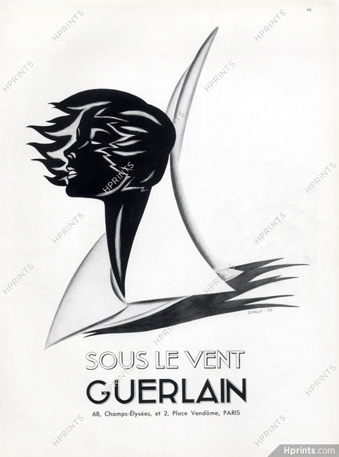 Guerlain (Perfumes) 1936 Sous le Vent, Darcy