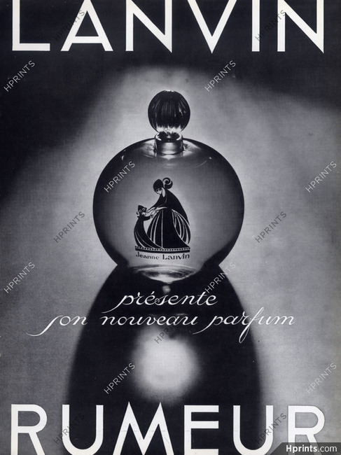 Lanvin (Perfumes) 1934 Rumeur Paul Iribe