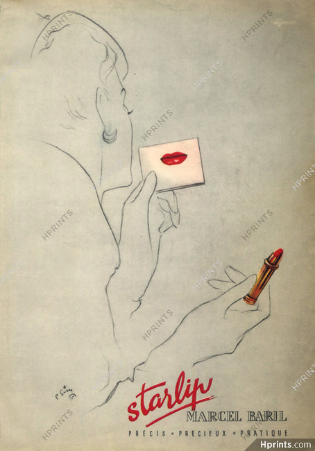 Marcel Baril (Lipstick) Starlip 1946 Pierre Simon