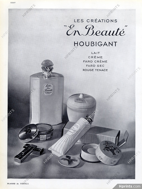 Houbigant (Cosmetics) 1934 En Beauté