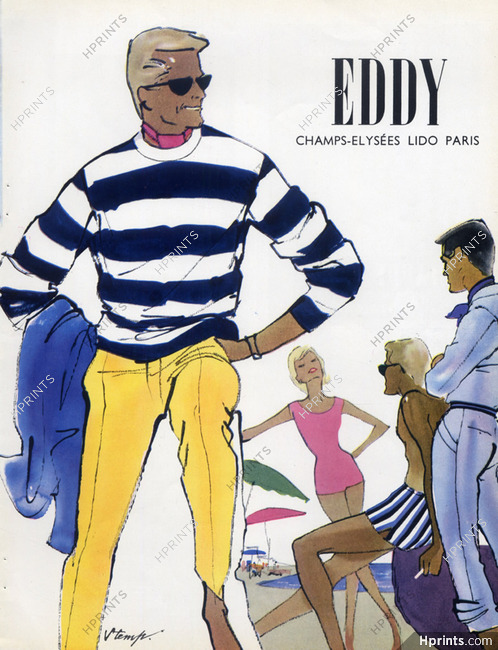 Eddy (Clothing) 1958 Stemp Swimwear