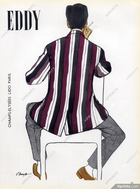 Eddy (Clothing) 1958 Stemp Blazer for Man