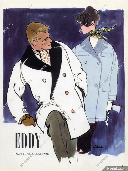 Eddy (Clothing) 1959 Stemp Coats Woman & Man