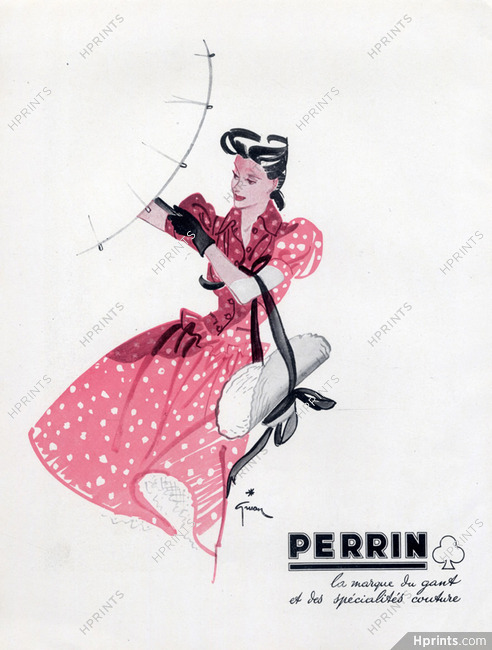 Perrin (Gloves) 1943 René Gruau