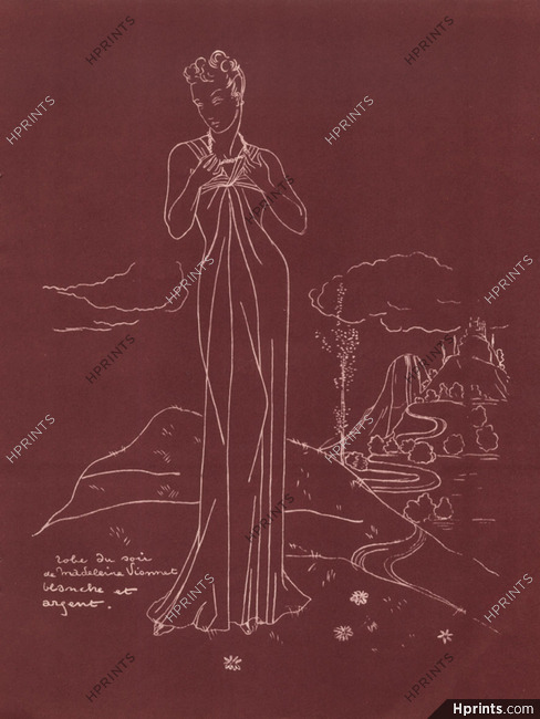Madeleine Vionnet 1937 Evening Gown, Robert Polack