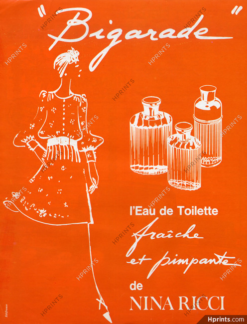 Nina Ricci (Perfumes) 1972 Bigarade