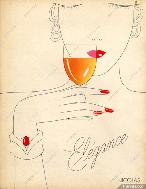 Nicolas 1955 Elégance, Art Deco