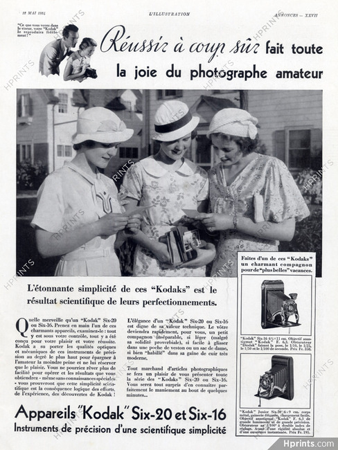 Kodak (Photography) 1934 Six-20 & Six-16
