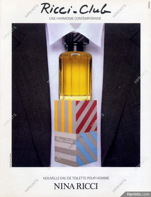 Nina Ricci (Perfumes) 1989 Ricci-Club for Man