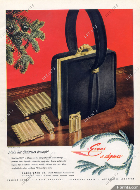Evans (Handbags) 1948 Lighter Cigarette Case
