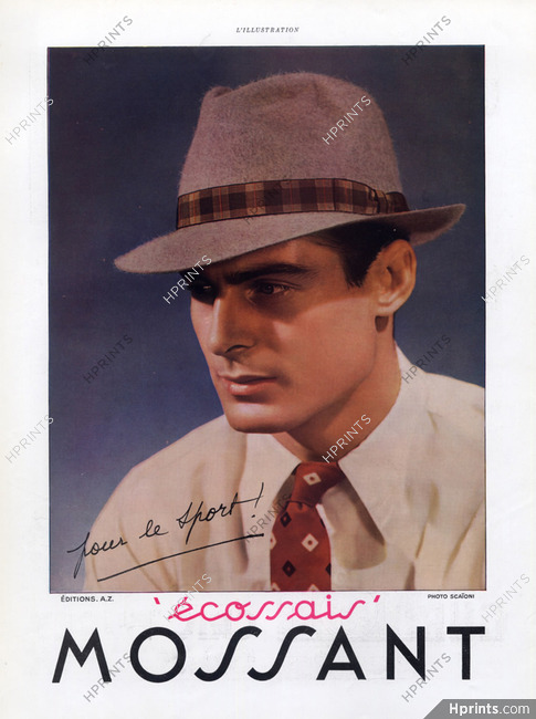 Mossant (Hats) 1939 Ecossais Photo Scaioni