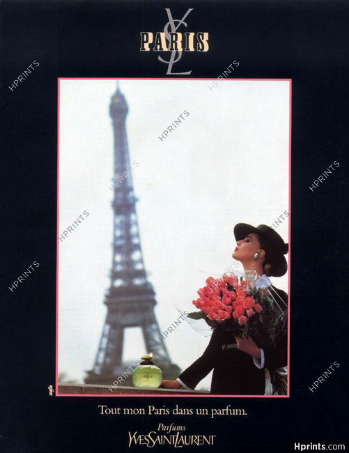 Yves Saint Laurent (Perfumes) 1985 Paris (version 2)
