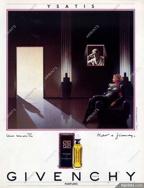 Givenchy (Perfumes) 1985 Ysatis Hubert de Givenchy Portrait