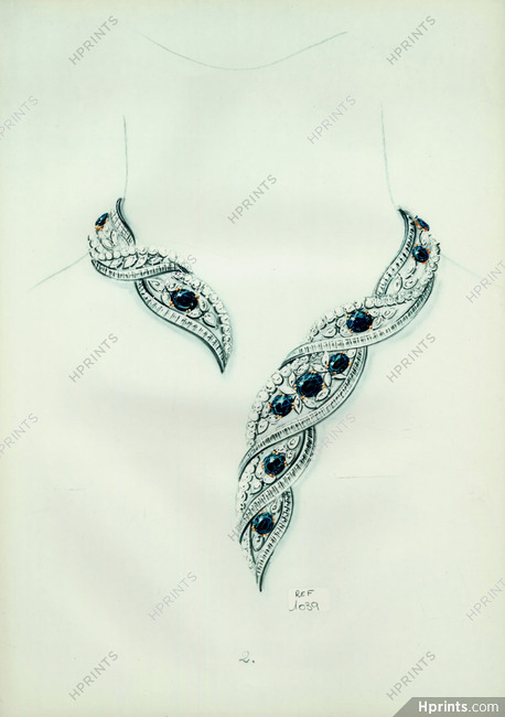 Necklace 19.. (Cartier) Archive Document