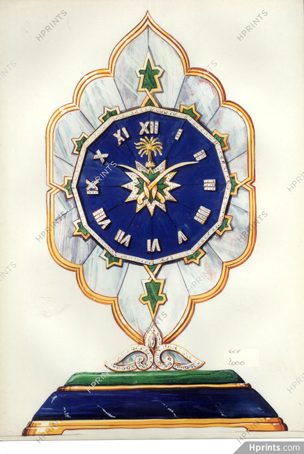 Jewel Small Clock (Cartier) Archive Document