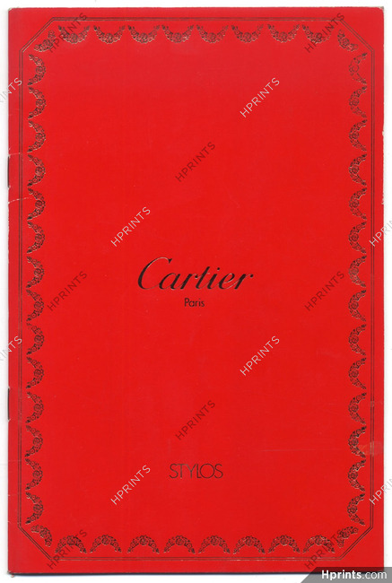 cartier pen catalogue